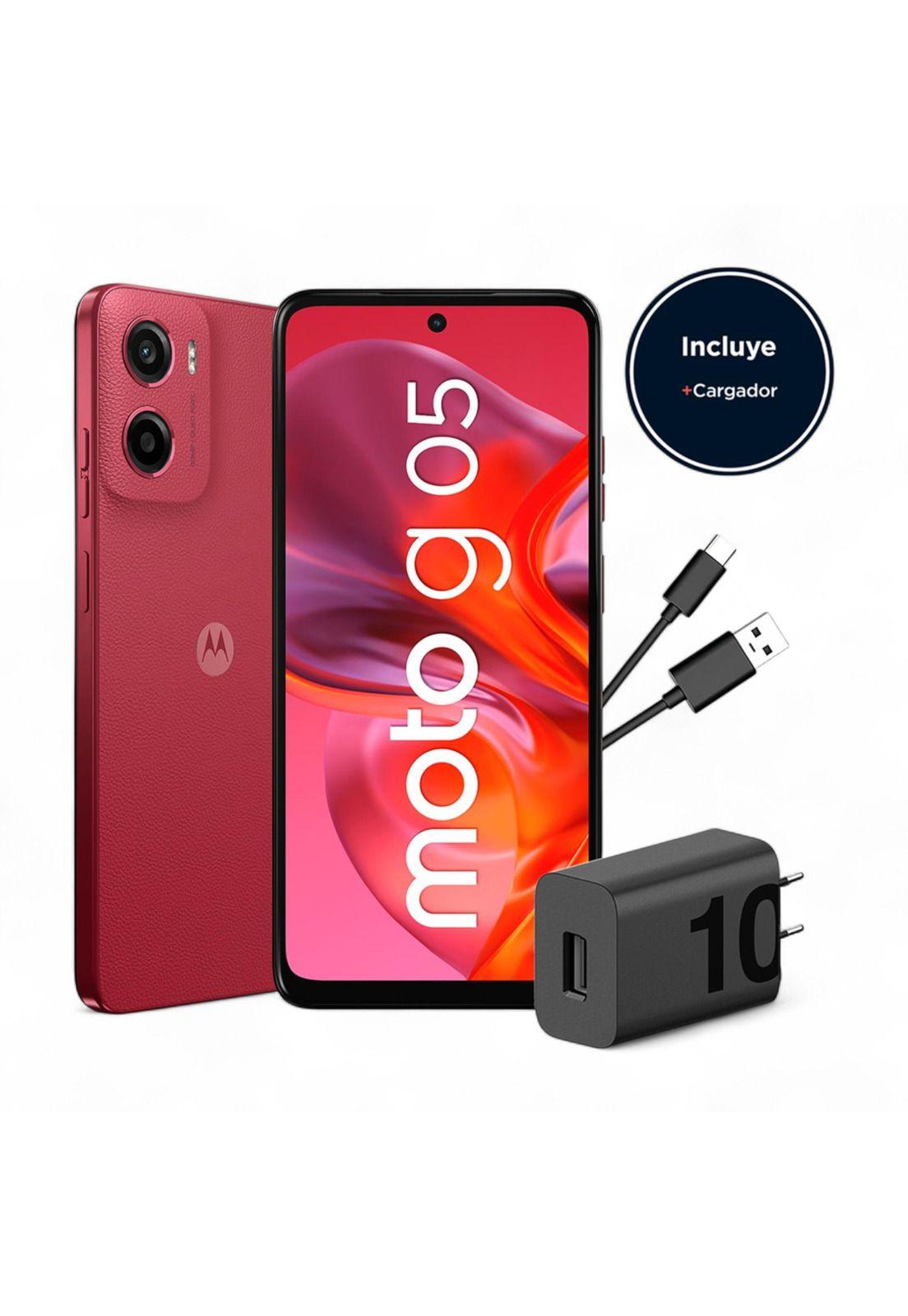 Smartphone Motorola Moto G05 6.7" 4GB + 64GB RED Liberado-3