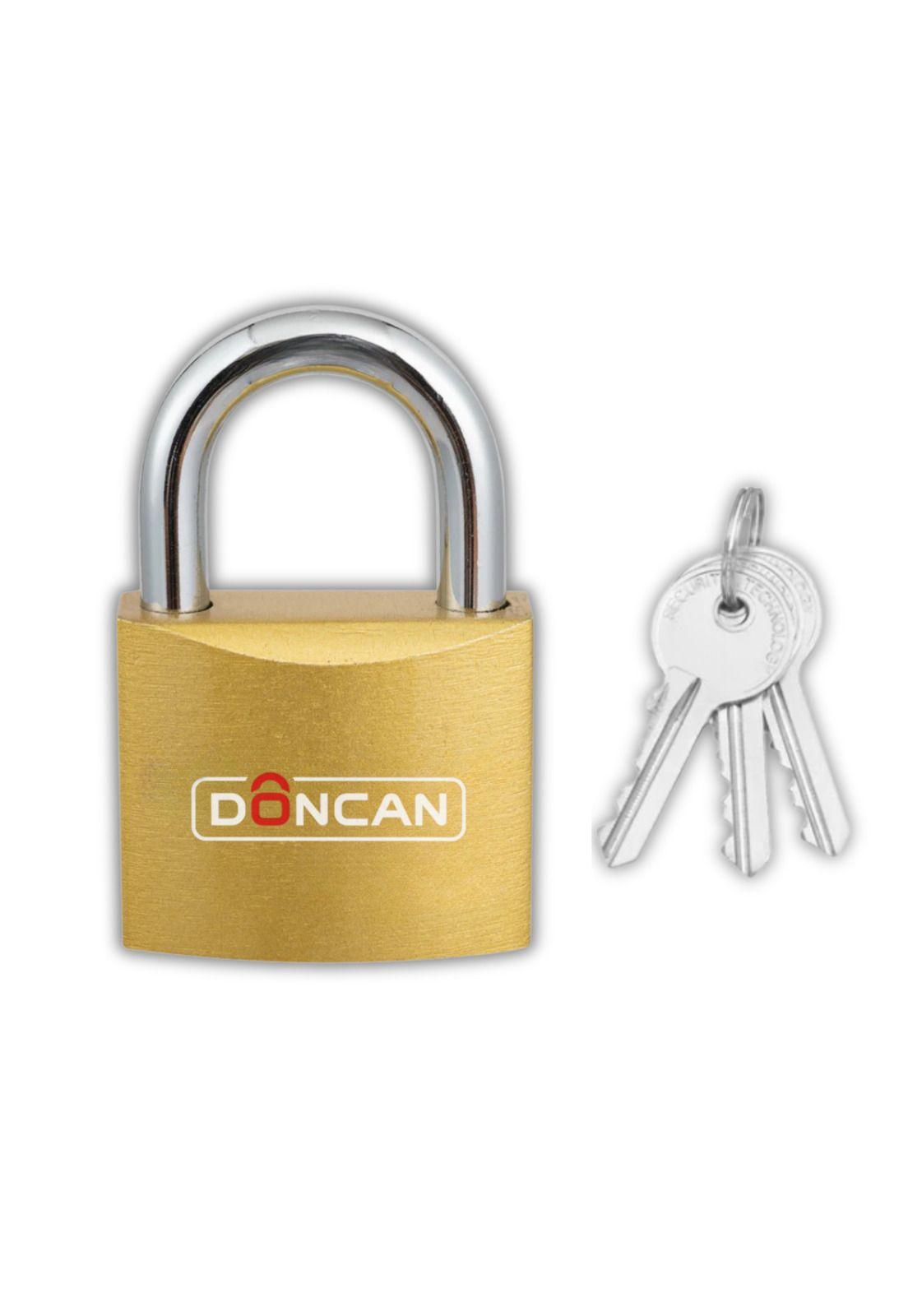Pack de 3 Candados de 40mm Doncan de Acero Bronceado DCN-40-3