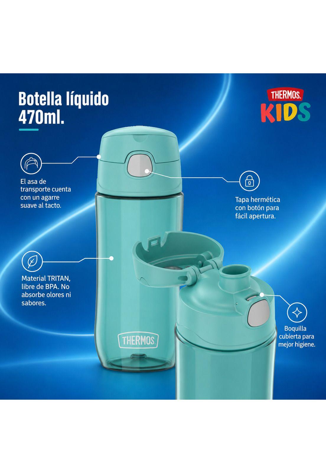 Botella de Hidratación Deportiva Thermos Tritan 470ML AQUA-3
