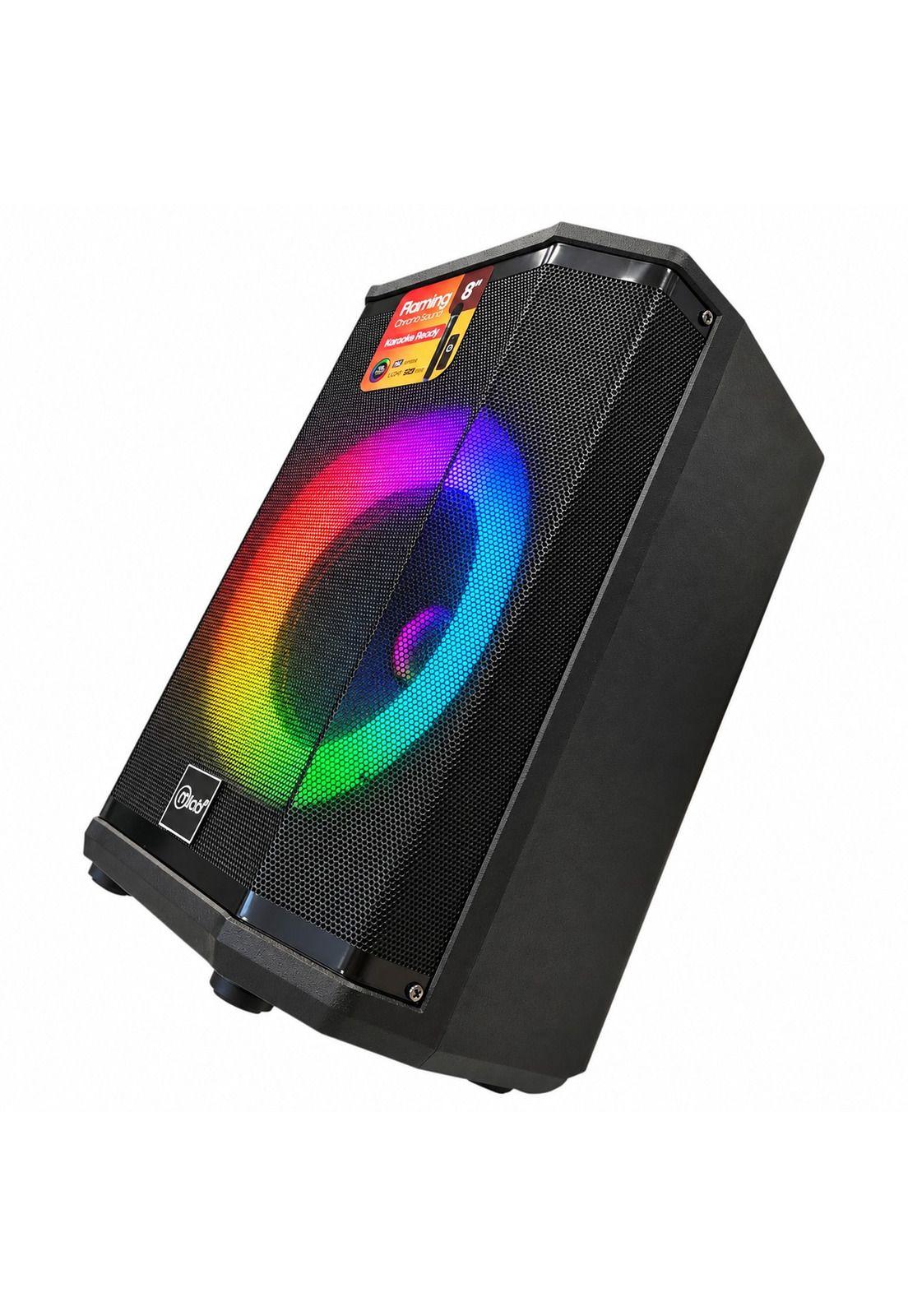 Parlante Bluetooth Flaming Chroma RGB 40W RMS c/Mic Wireless-8