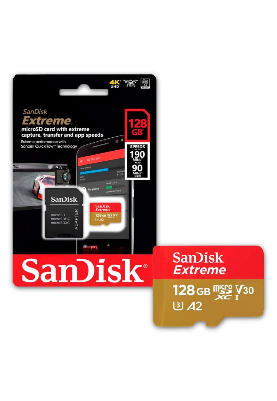 Memoria Micro SD SanDisk 128 GB Extreme 4K 190 MB/s-2
