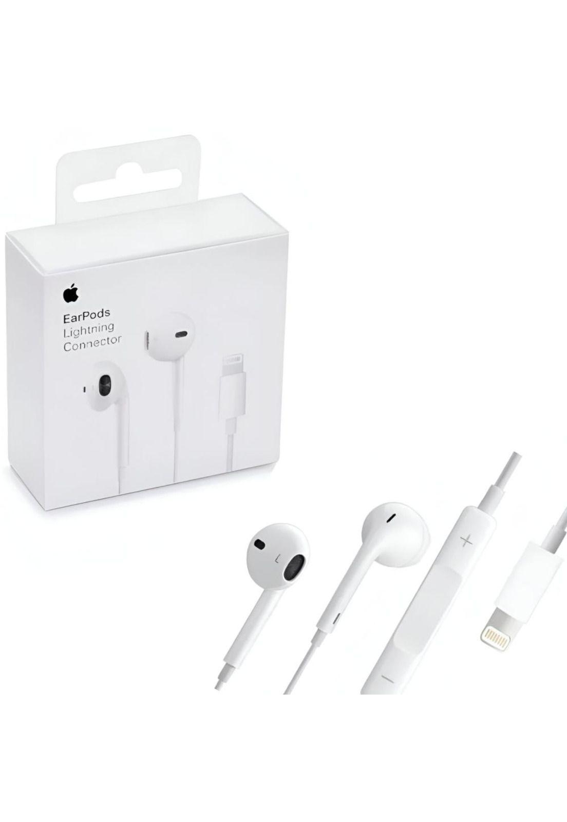 Audífonos Apple EarPods Lightning 1.2M Original MMTN2AM-9