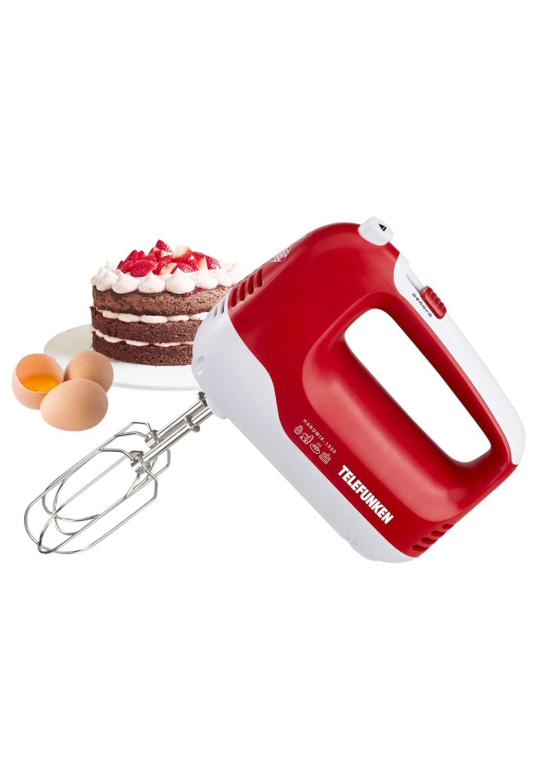 Batidora de Mano Telefunken 300W  5 Speed HANDMIX-1500-2