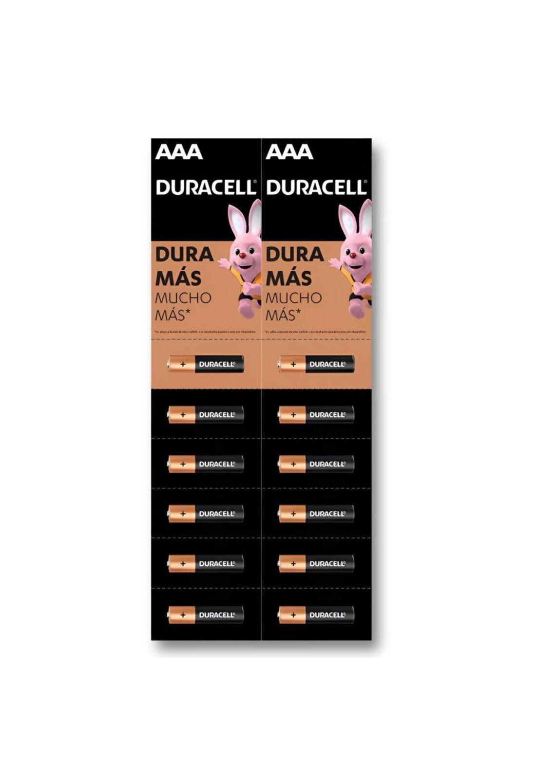 Pack 12 Pilas Duracell AAA Alcalina de Larga Duración-7