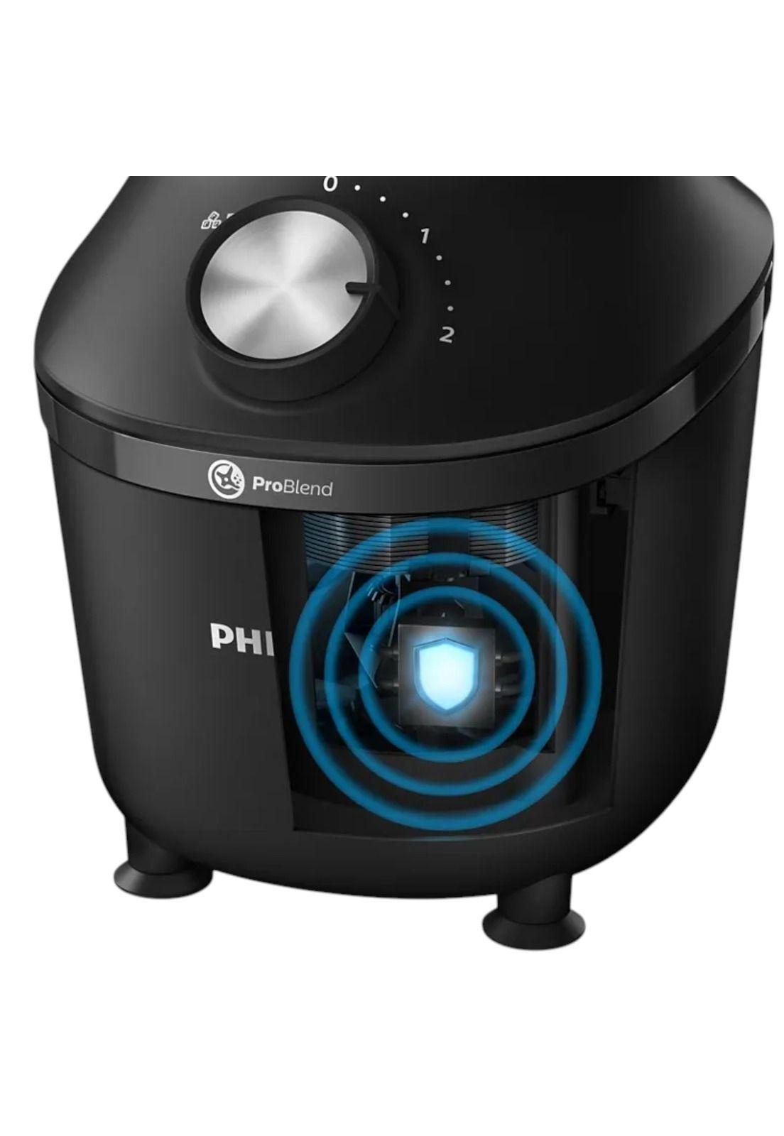 Licuadora Philips 600W con Jarra de Vidrio Problend HR2291-6