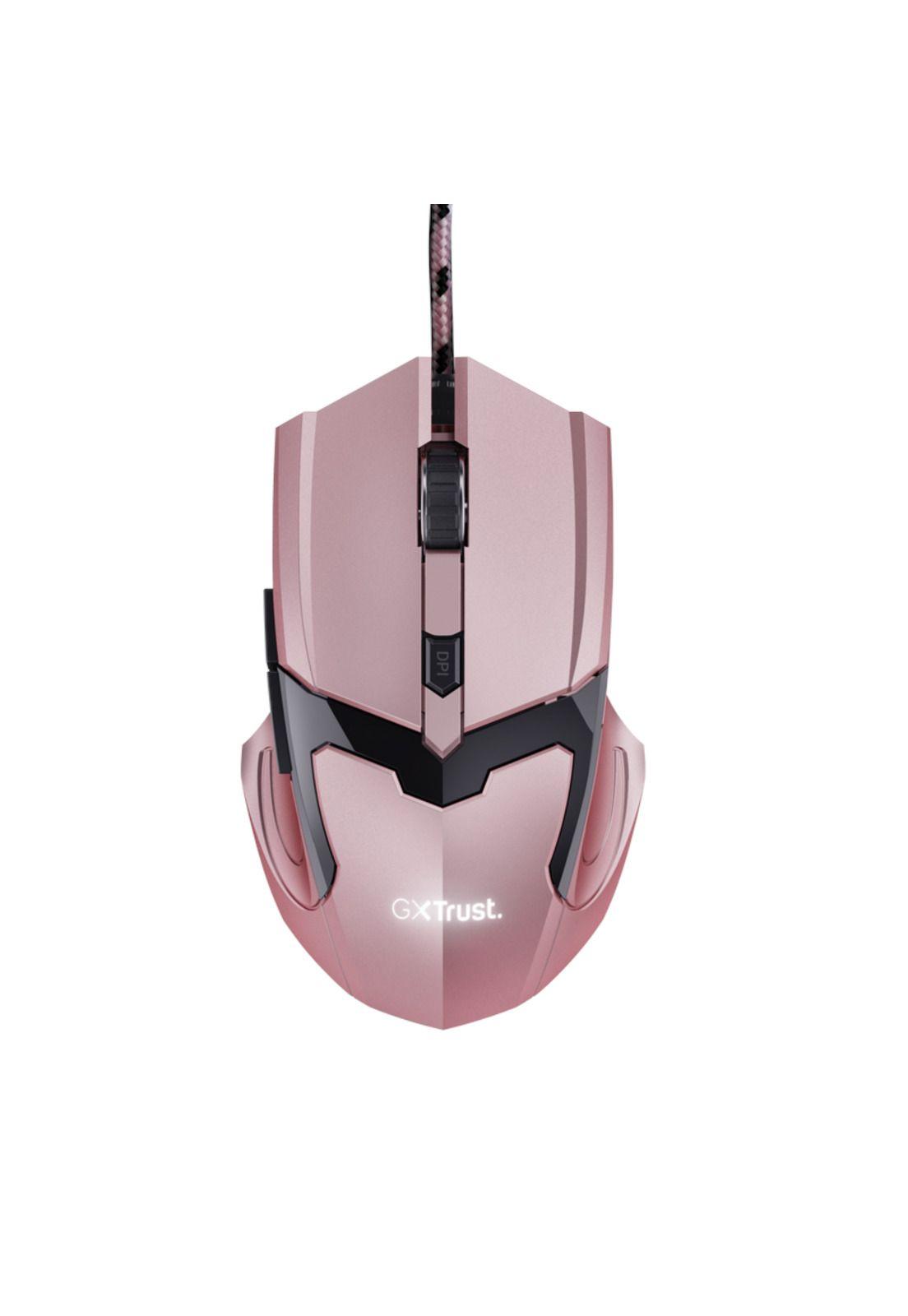 Mouse Gamer Rosado Trust Gxt 101P Retro-iluminado-2