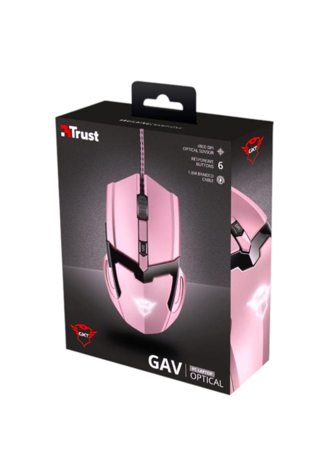 Mouse Gamer Rosado Trust Gxt 101P Retro-iluminado-6