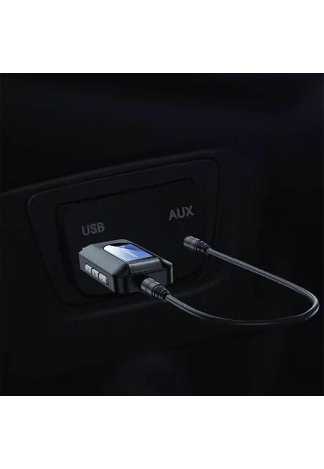 Transmisor y Receptor Bluetooth de Audio y Datos RX - TX  BT 5.0 Pantalla LCD-5