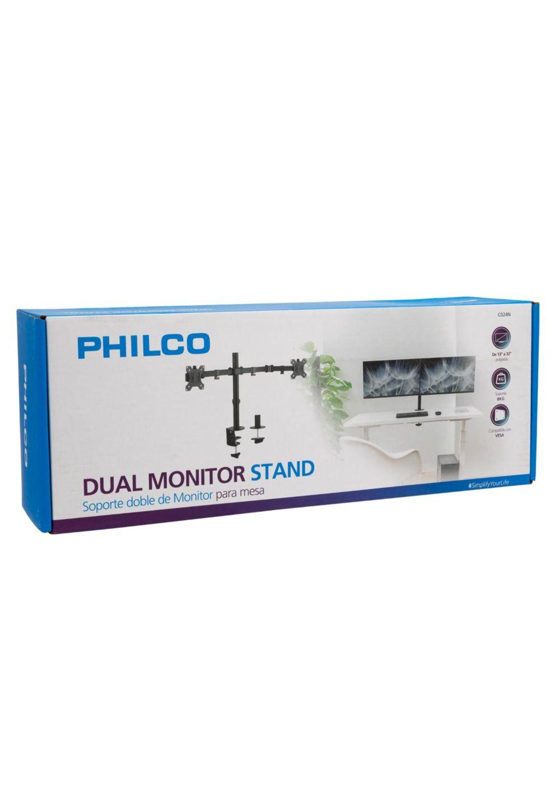 Soporte de Monitor para 2 Pantallas hasta 32" Reforzado-6
