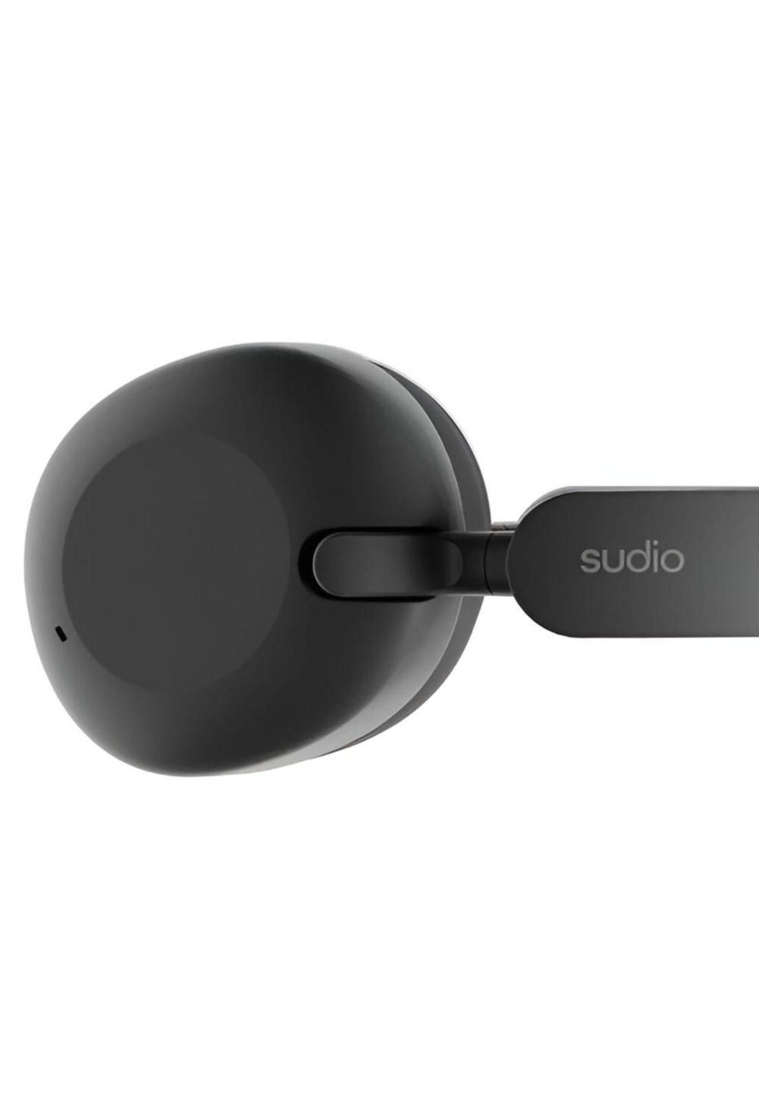 Audífonos Sudio Premium K2 BT Hybrid ANC Black 60h Autonomía-4