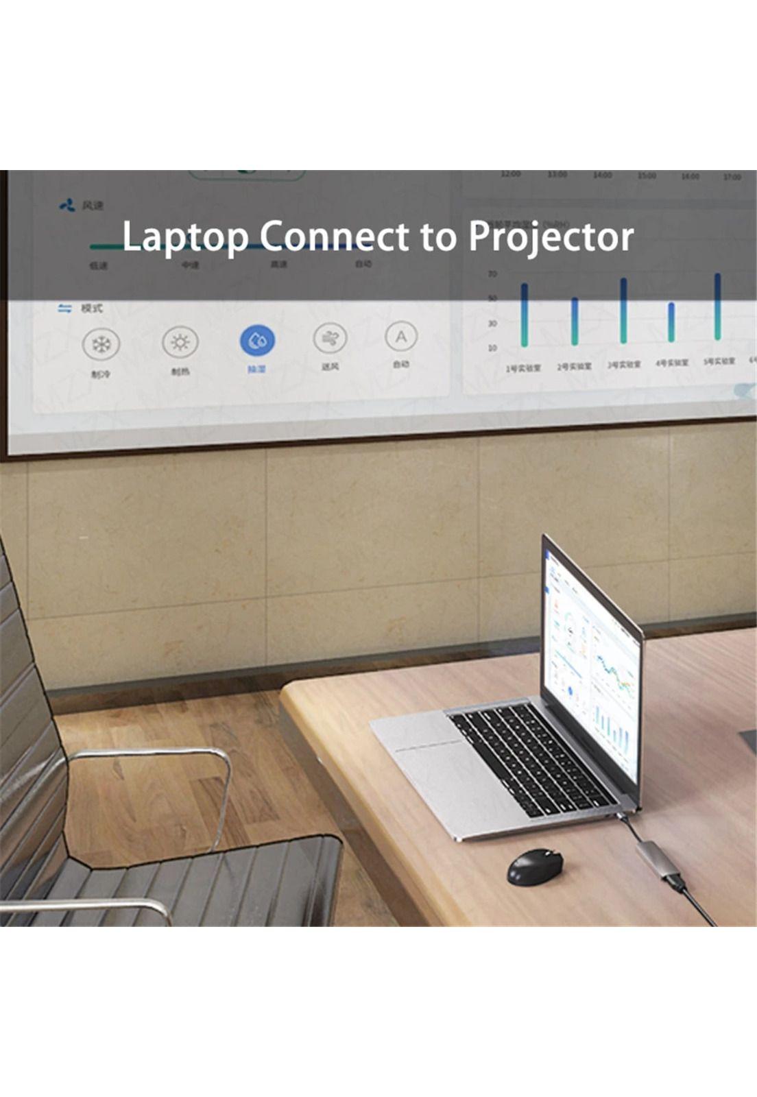 Hub Multipuerto Type-C (5en1) Pro HDMI 4K PD 100W + USB 3.0-5