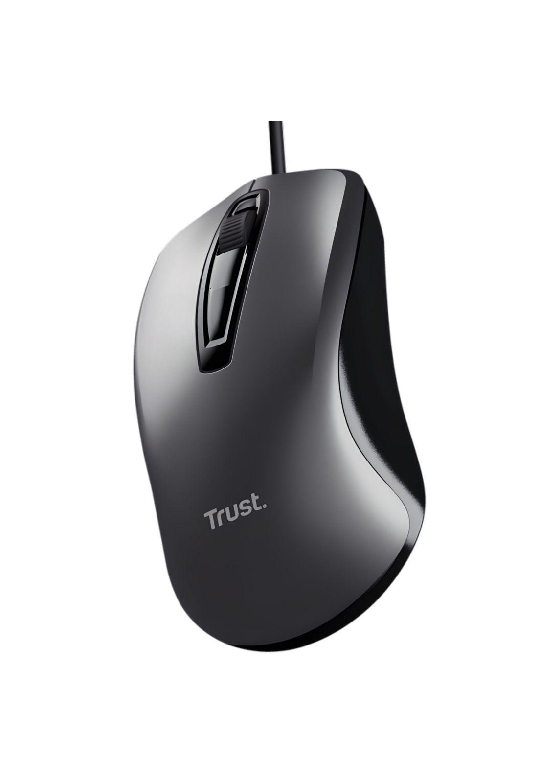 Mouse Trust Carve Ambidiestro Enterprise Edition Black 23733-5