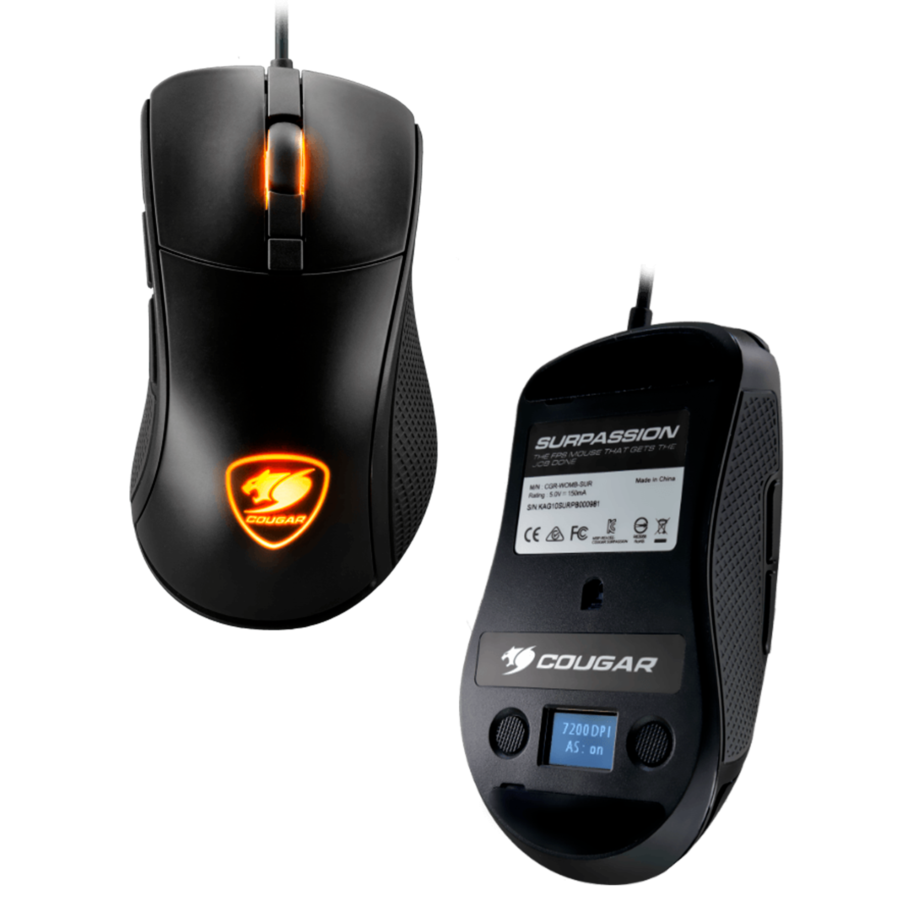 Mouse Gamer Cougar Surpassion 7200 DPI PixArt PMW3330-14