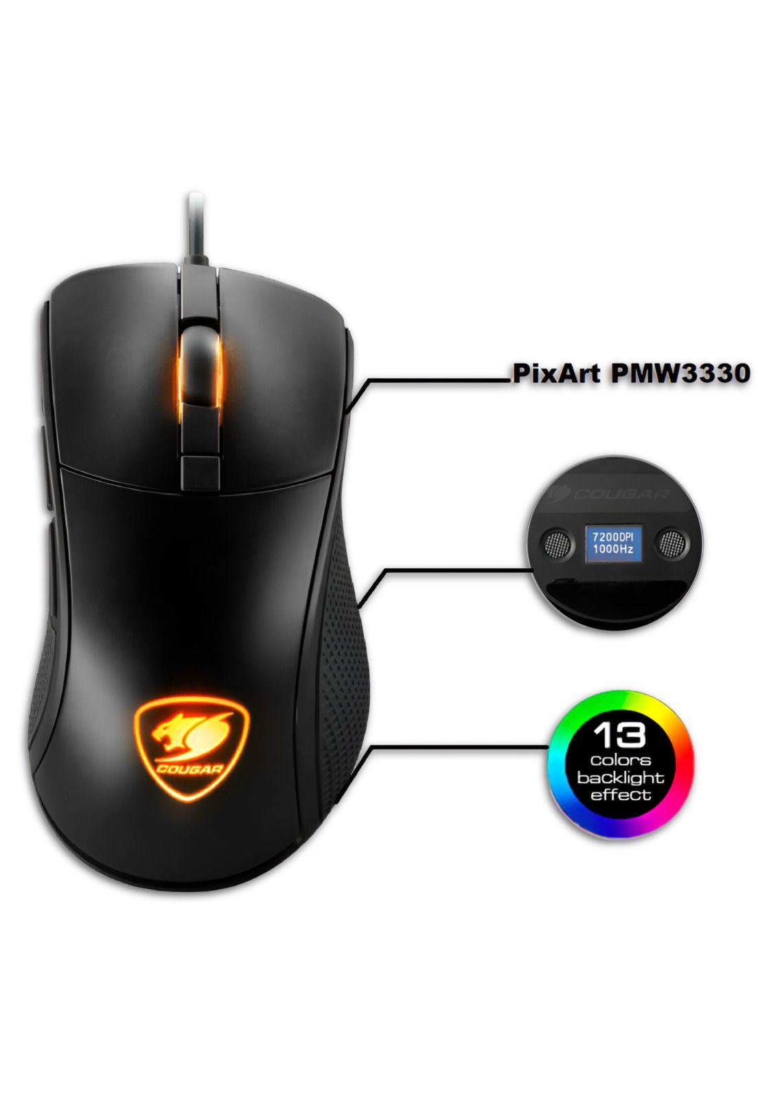 Mouse Gamer Cougar Surpassion 7200 DPI PixArt PMW3330-9