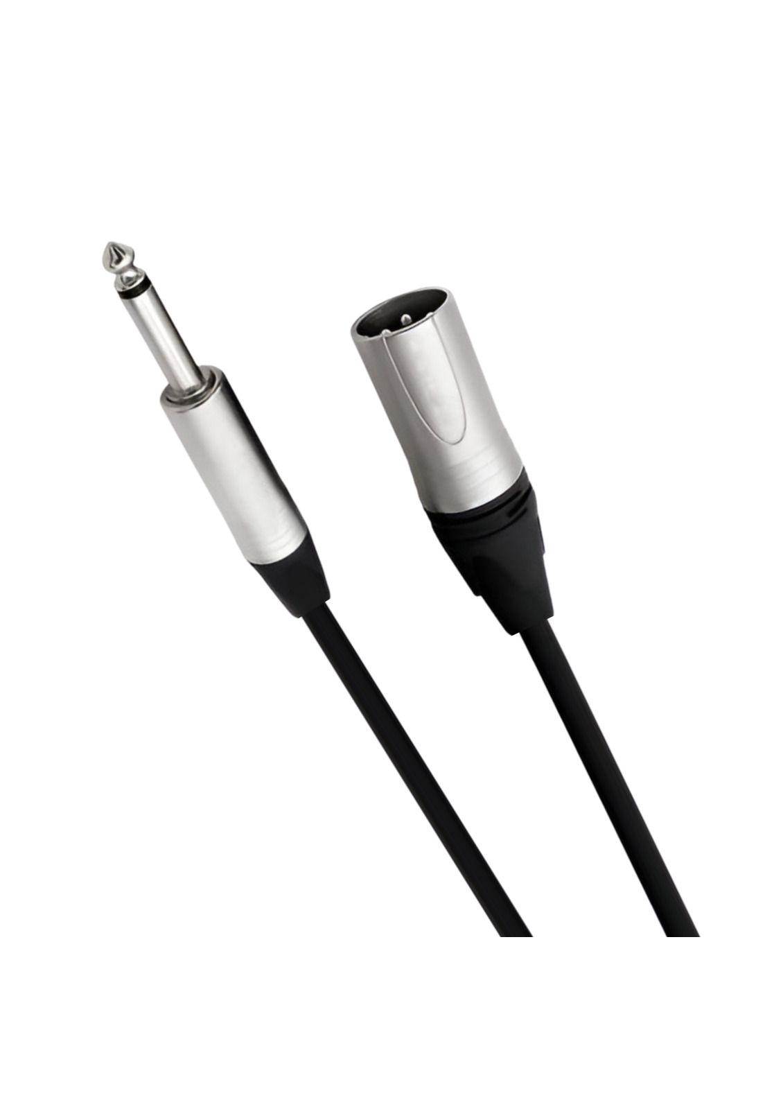 Cable de Audio XLR Macho a Jack 6,3mm Profesional 10 Metros-3