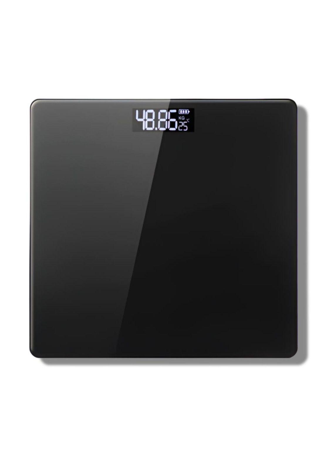 Bascula Digital de Vidrio Templado 180KG Max Black WS39BK-7