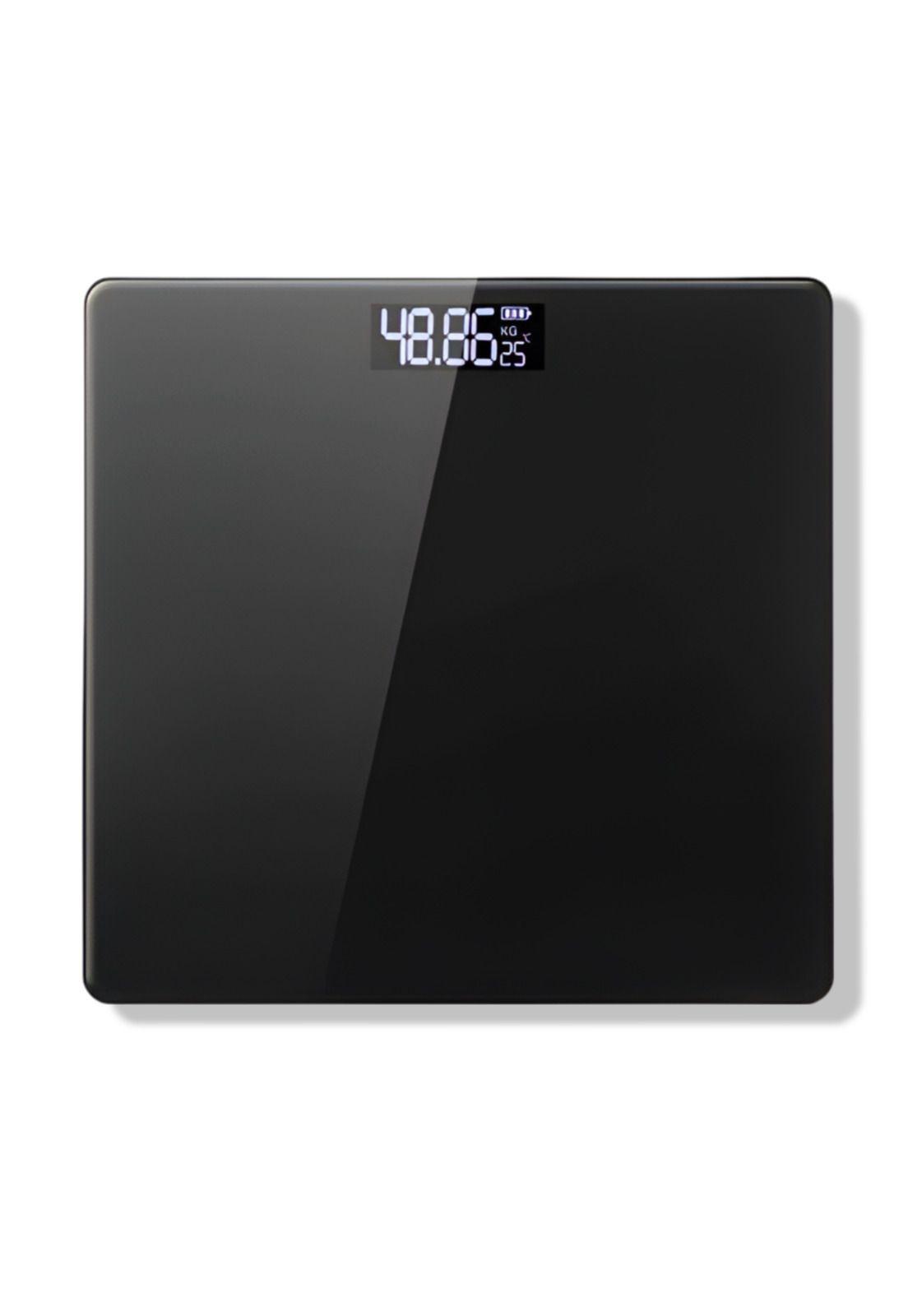 Bascula Digital de Vidrio Templado 180KG Max Black WS39BK-6