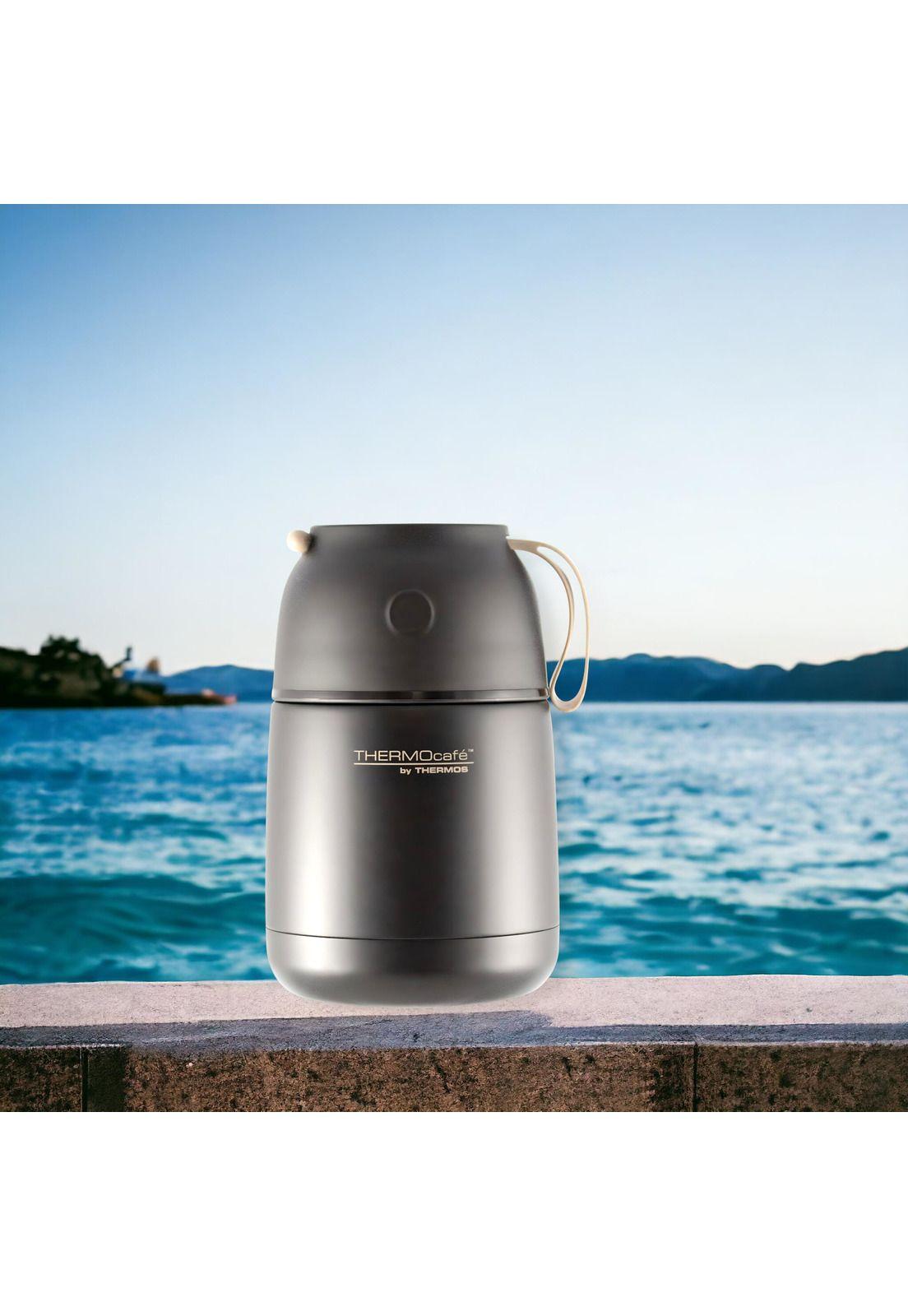 Termo de Comida Camel Acero Inoxidable 450ML DDFJ-450 Negro-2