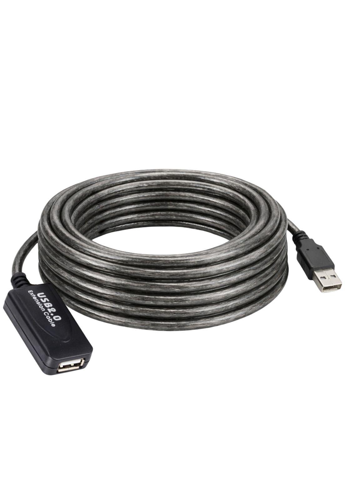 Extensión USB 2.0 Activa de 10Metros Reforzado 480Mbps GC529-2