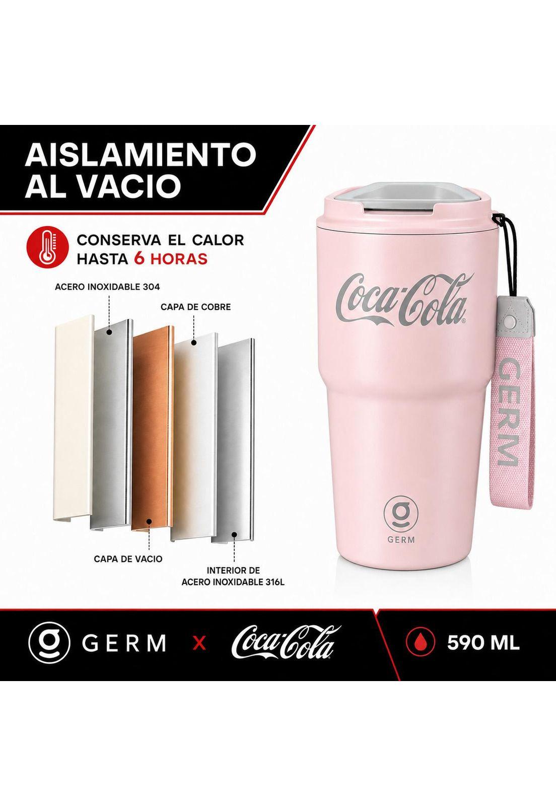 Vaso Térmico MUG Germ Coca-Cola 590ML Pink Edition-6