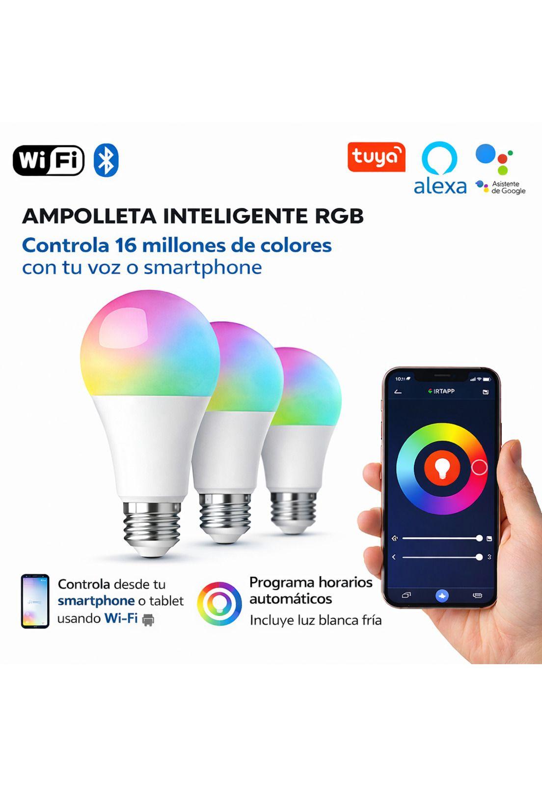 Ampolleta Irt Smart Wifi Colores E27 E27Wififr-2