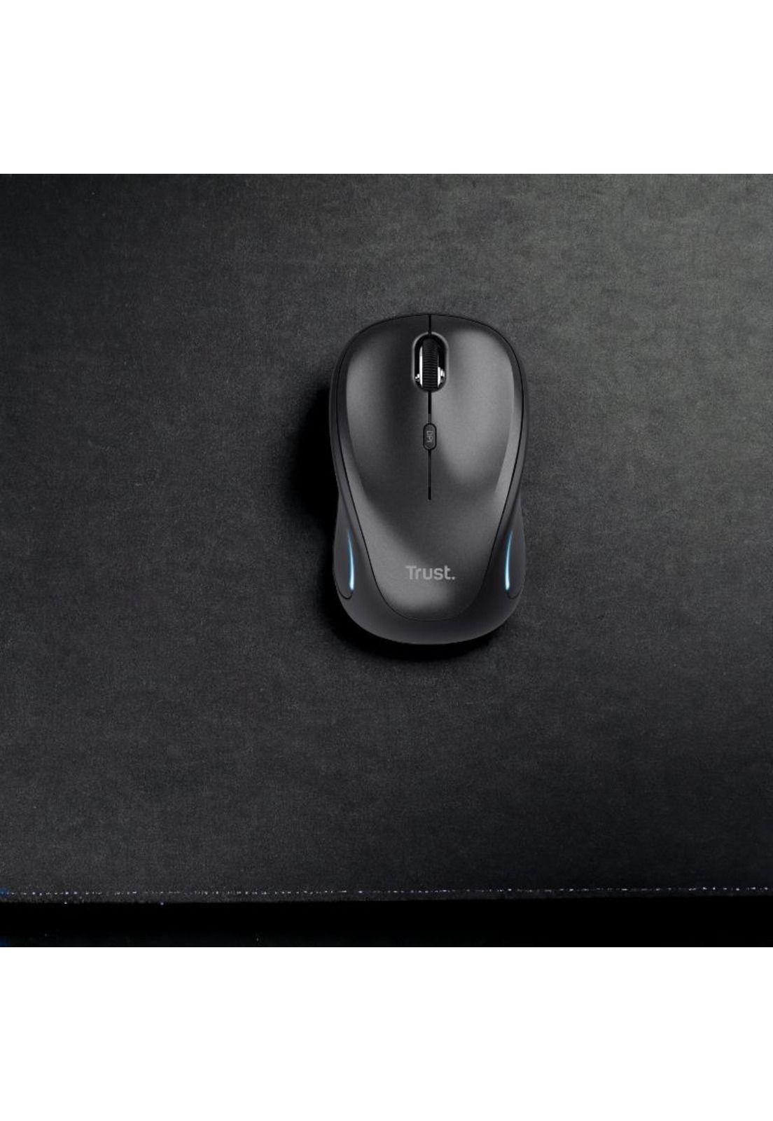 Mouse Inalambrico Trust YVI FX RetroIluminado Black 22333-03-3