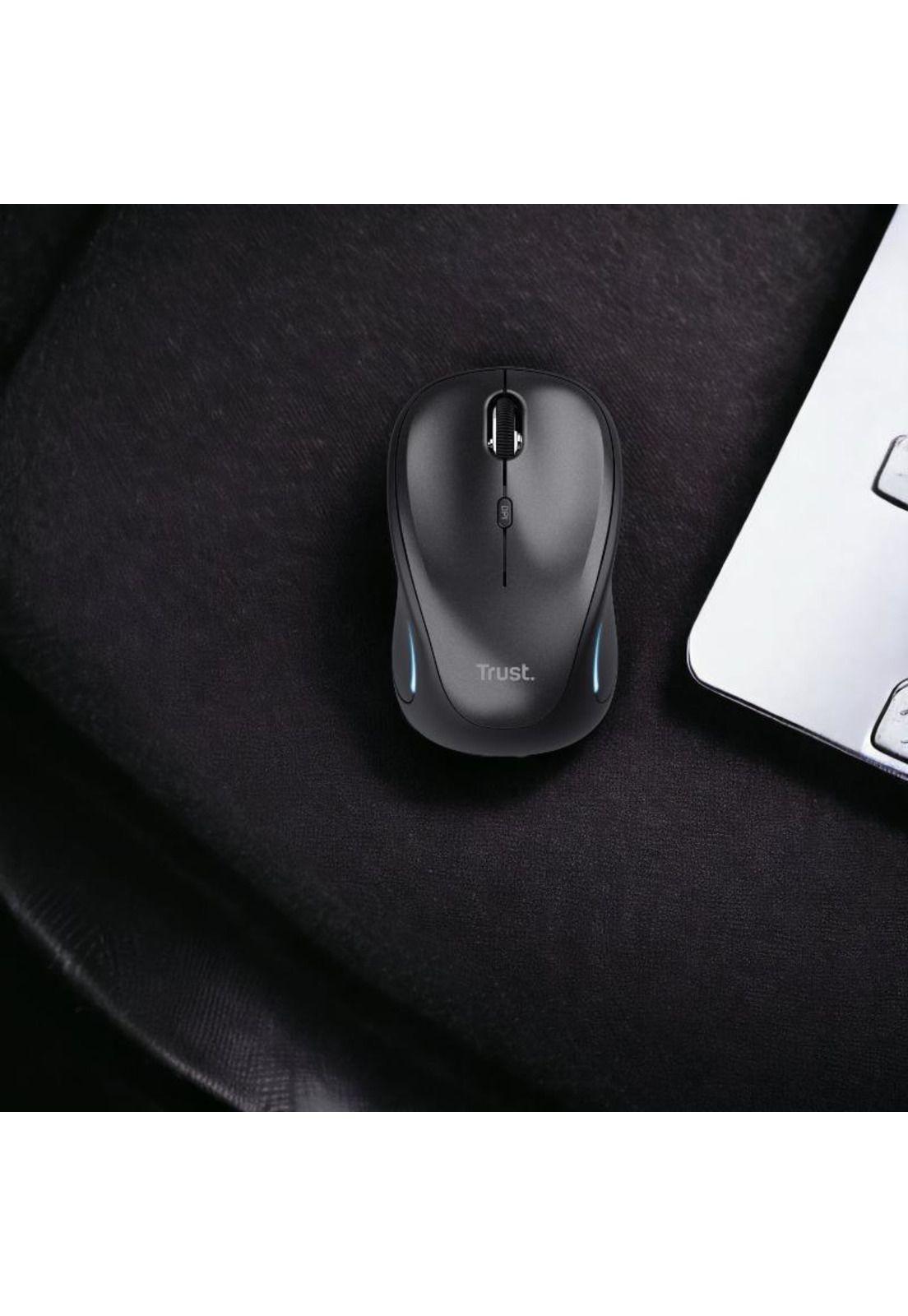 Mouse Inalambrico Trust YVI FX RetroIluminado Black 22333-03-5