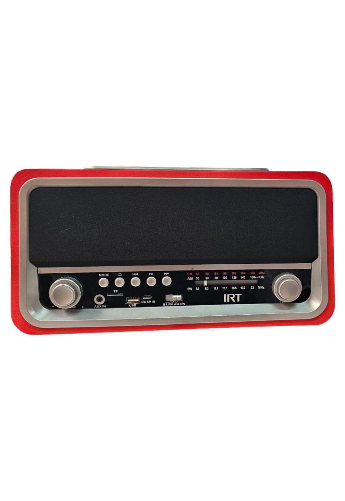 Radio Retro Vintage IRT Bluetooth /AM /FM Recargable RETRO06-5
