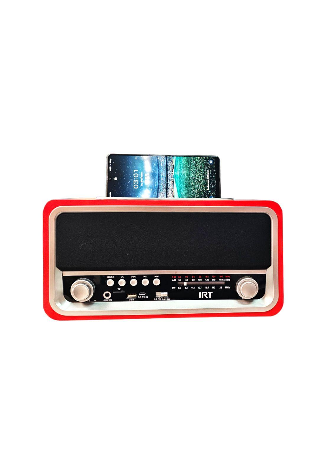 Radio Retro Vintage IRT Bluetooth /AM /FM Recargable RETRO06-4