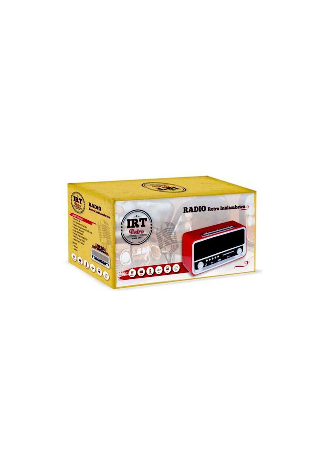 Radio Retro Vintage IRT Bluetooth /AM /FM Recargable RETRO06-6