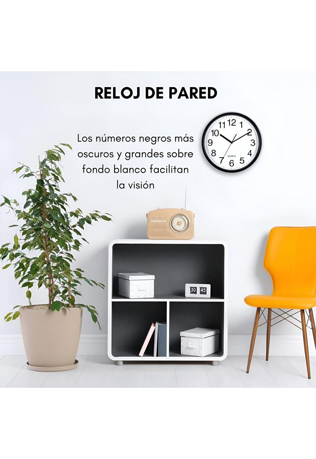 Reloj de Pared Análogo XXL Circular 40x40 con Números XL-8