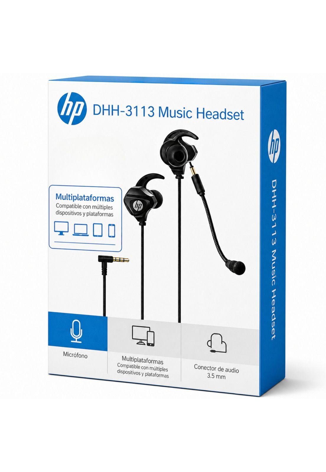 Audífonos HP con Micrófono Desmontable Jack 3.5mm DHH-3113-0
