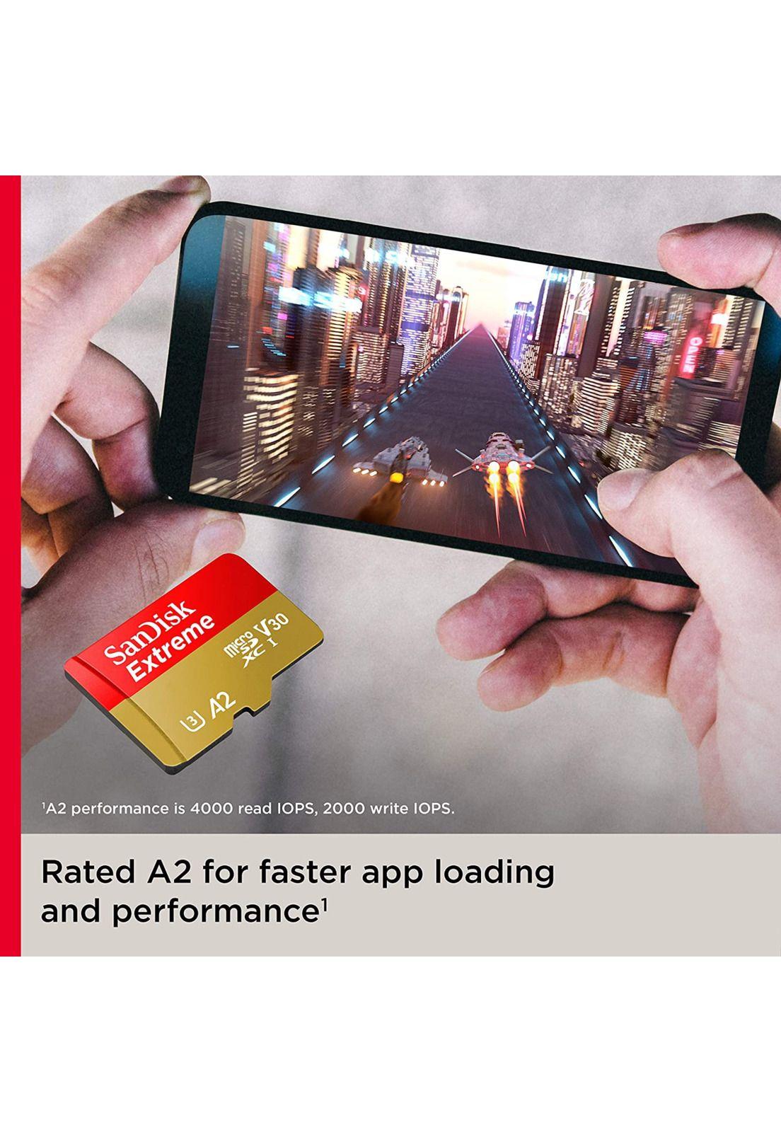 Memoria Micro SD SanDisk 256 GB Extreme Line A2 190 MB/s 4K-8