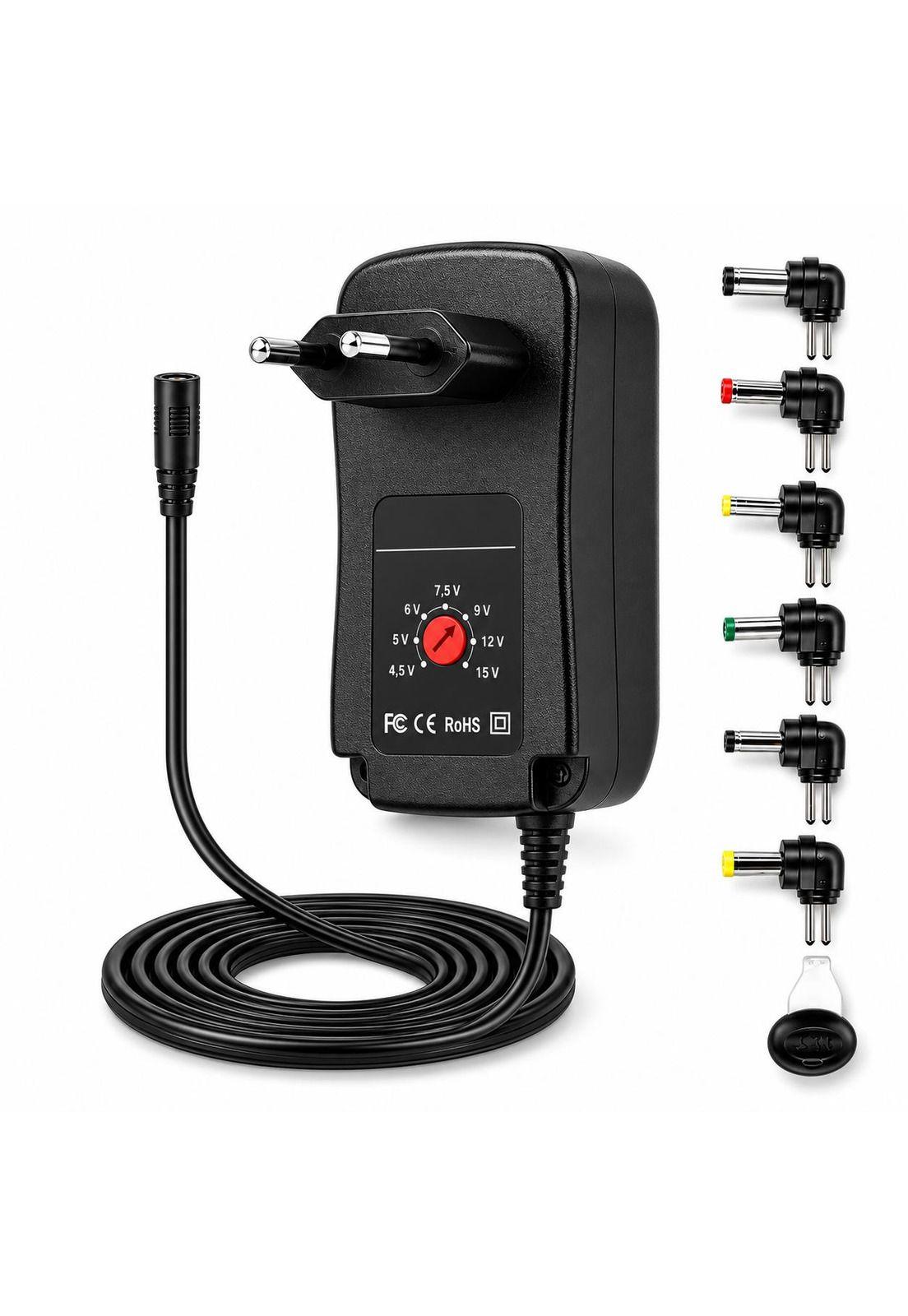 Fuente De Poder Universal Regulable 15V/3A Max Elimina Pilas-0