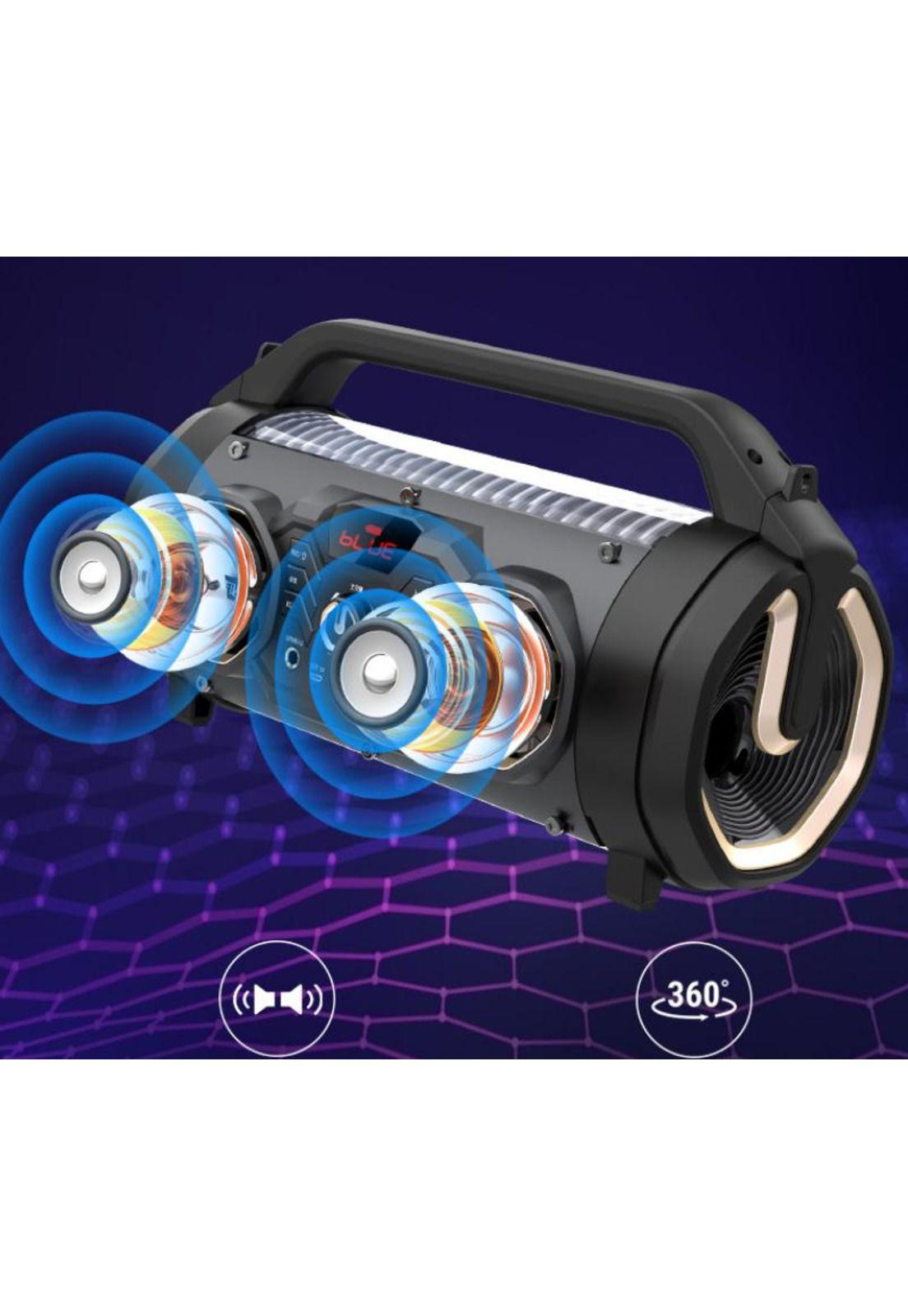 Parlante Bazuca IRT Bluetooth FM LED con Micrófono 30 RMS-4