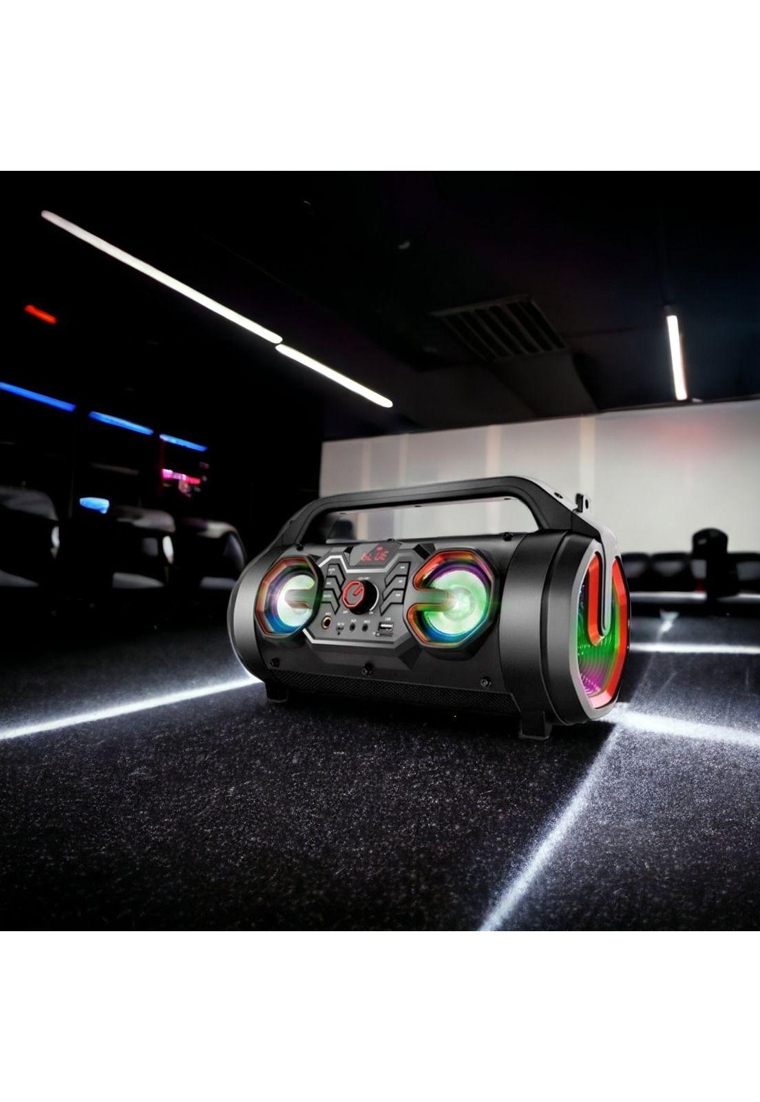 Parlante Bazuca IRT Bluetooth FM LED con Micrófono 30 RMS-8