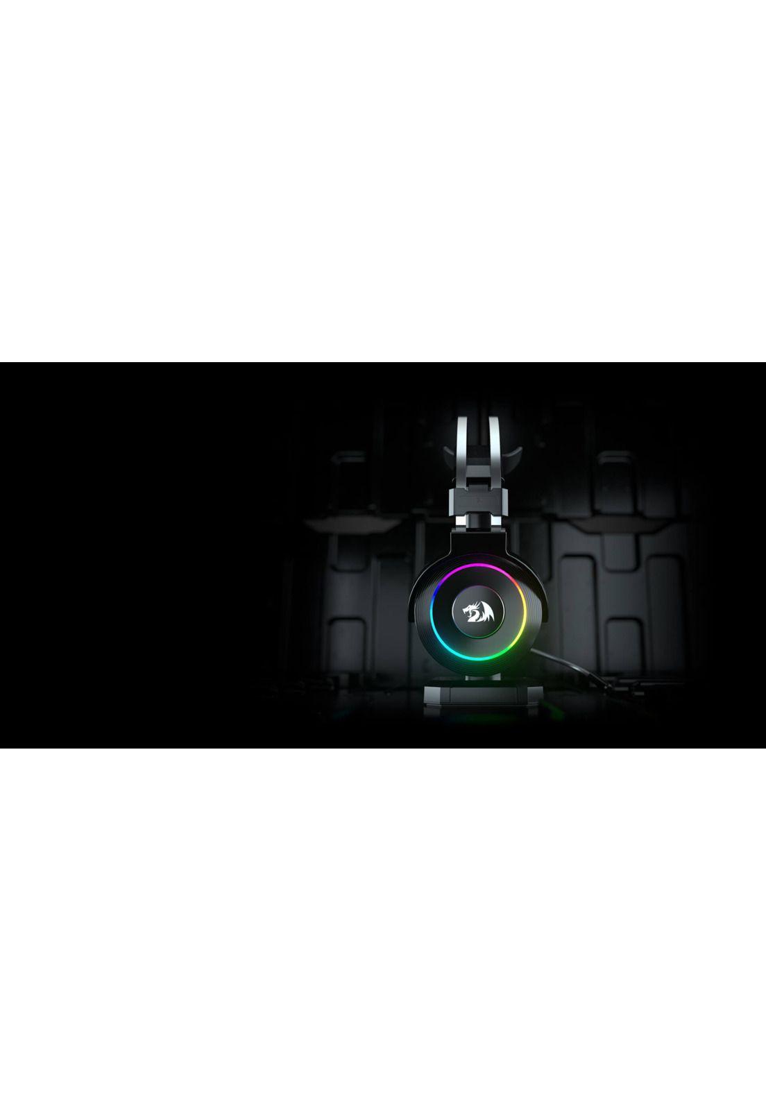 Audifonos USB Redragon Lamia Black Audio 7.1 Con Soporte-6