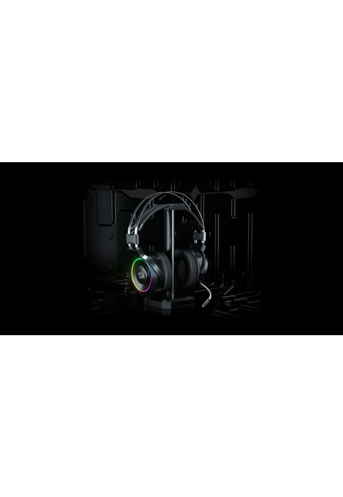 Audifonos USB Redragon Lamia Black Audio 7.1 Con Soporte-7