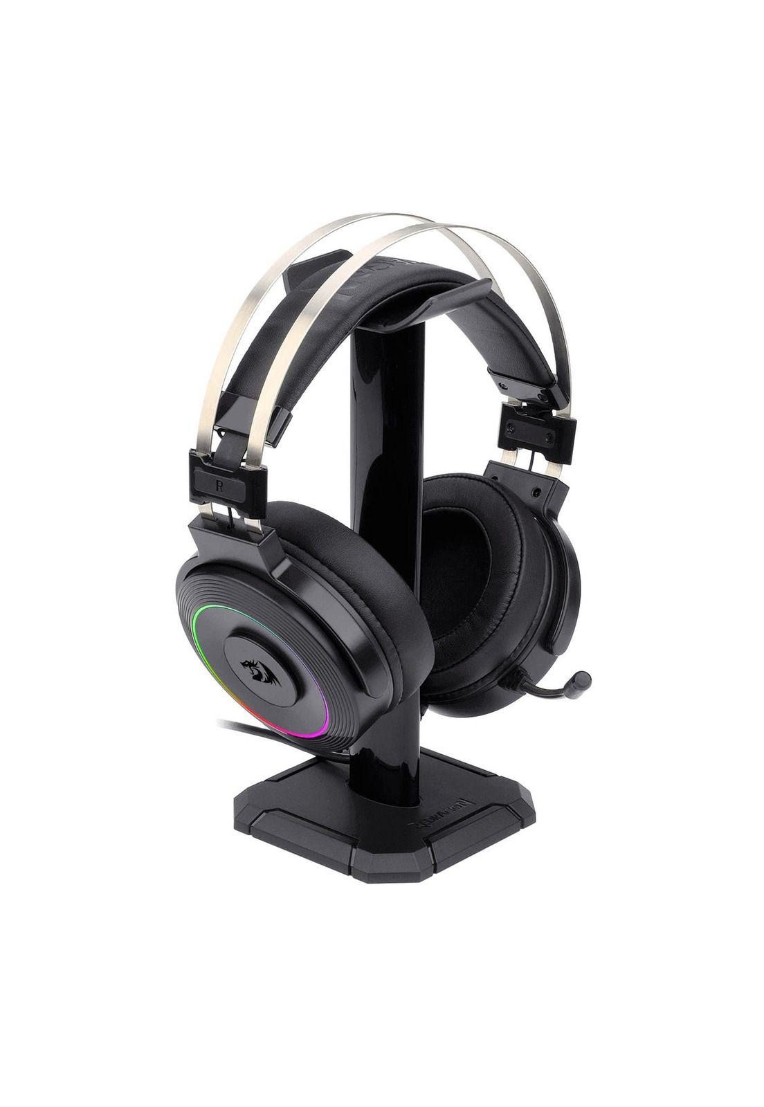 Audifonos USB Redragon Lamia Black Audio 7.1 Con Soporte-0