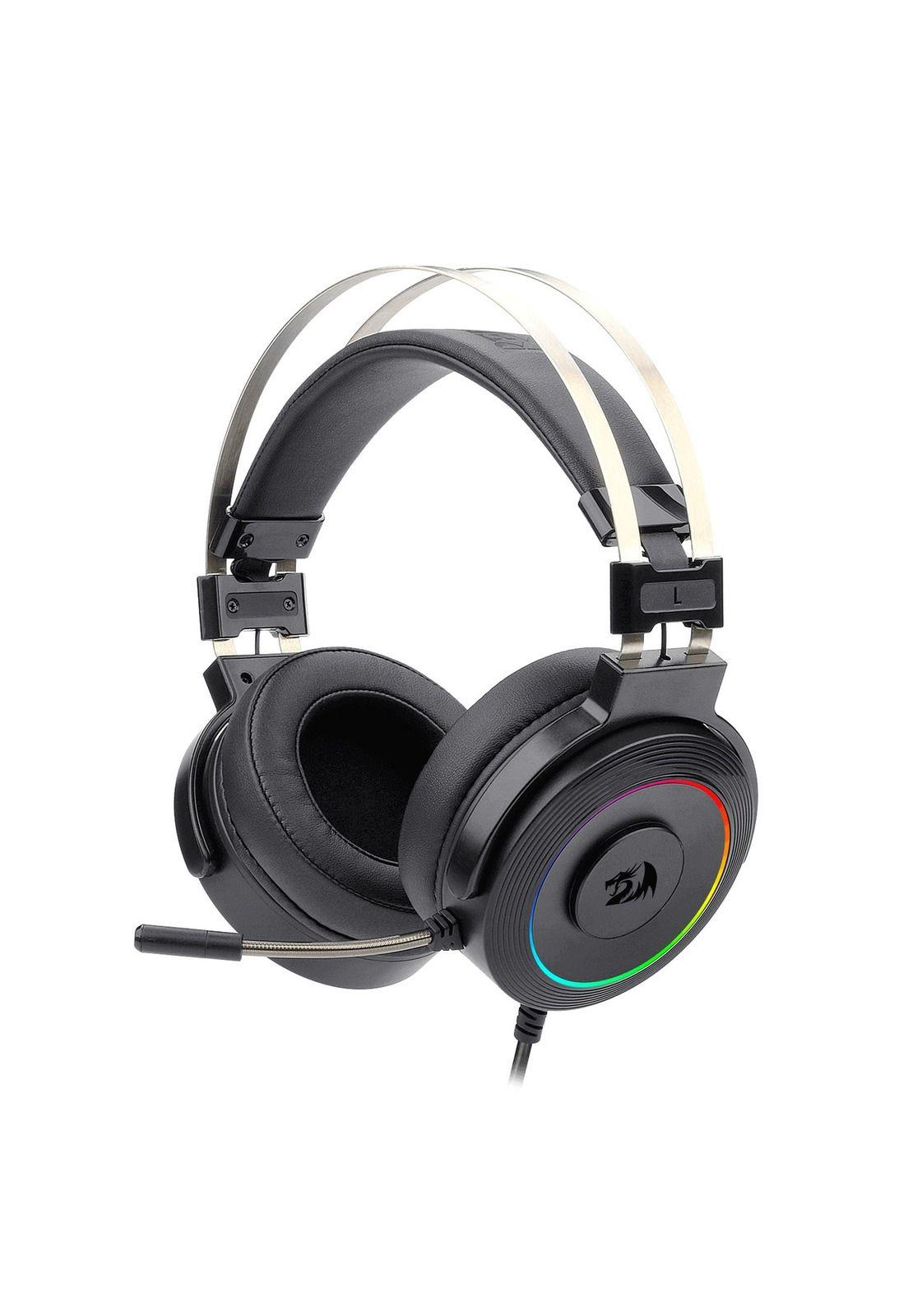 Audifonos USB Redragon Lamia Black Audio 7.1 Con Soporte-2