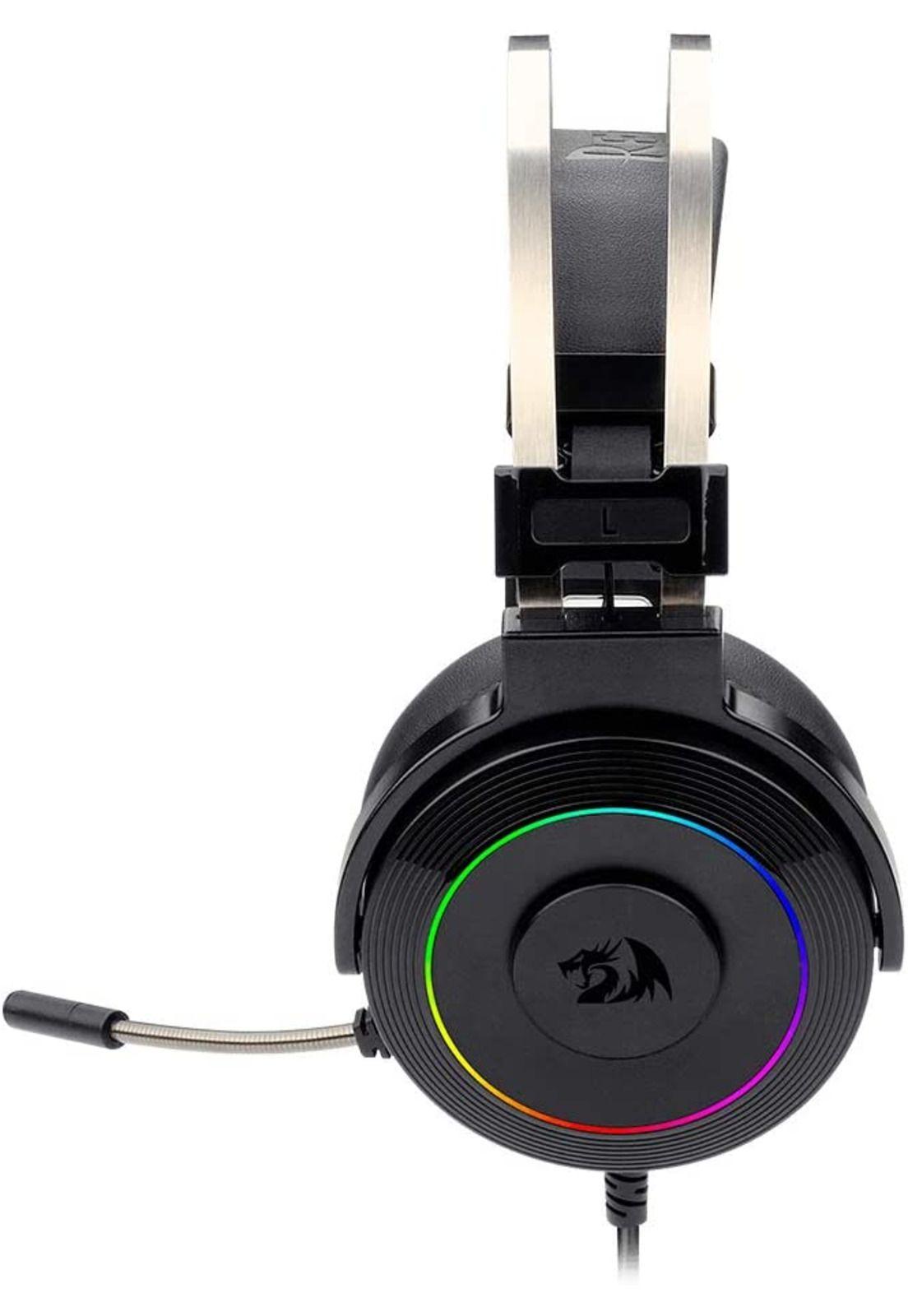Audifonos USB Redragon Lamia Black Audio 7.1 Con Soporte-3