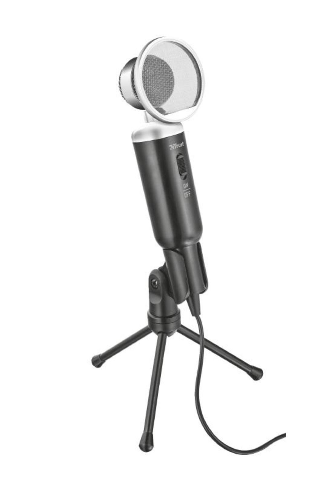 Microfono de Escritorio Trust Madell Jack 3.5mm con Filtro POP-6
