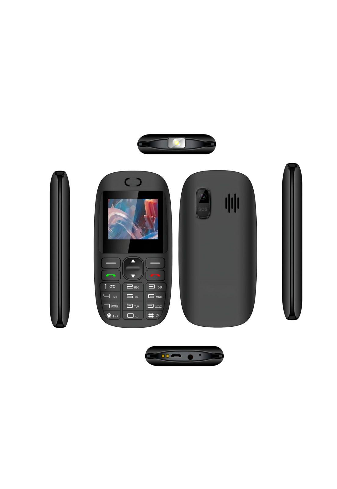 Teléfono Senior Adulto Mayor + Función S. O. S 4G Black 486B-2