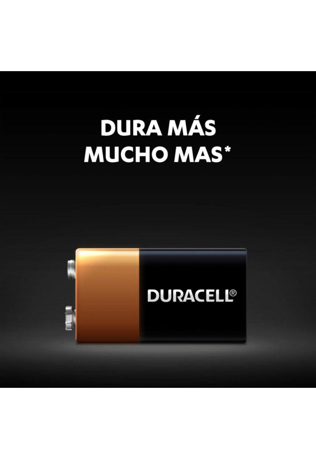 Batería Duracell de 9V de Larga Duración-4