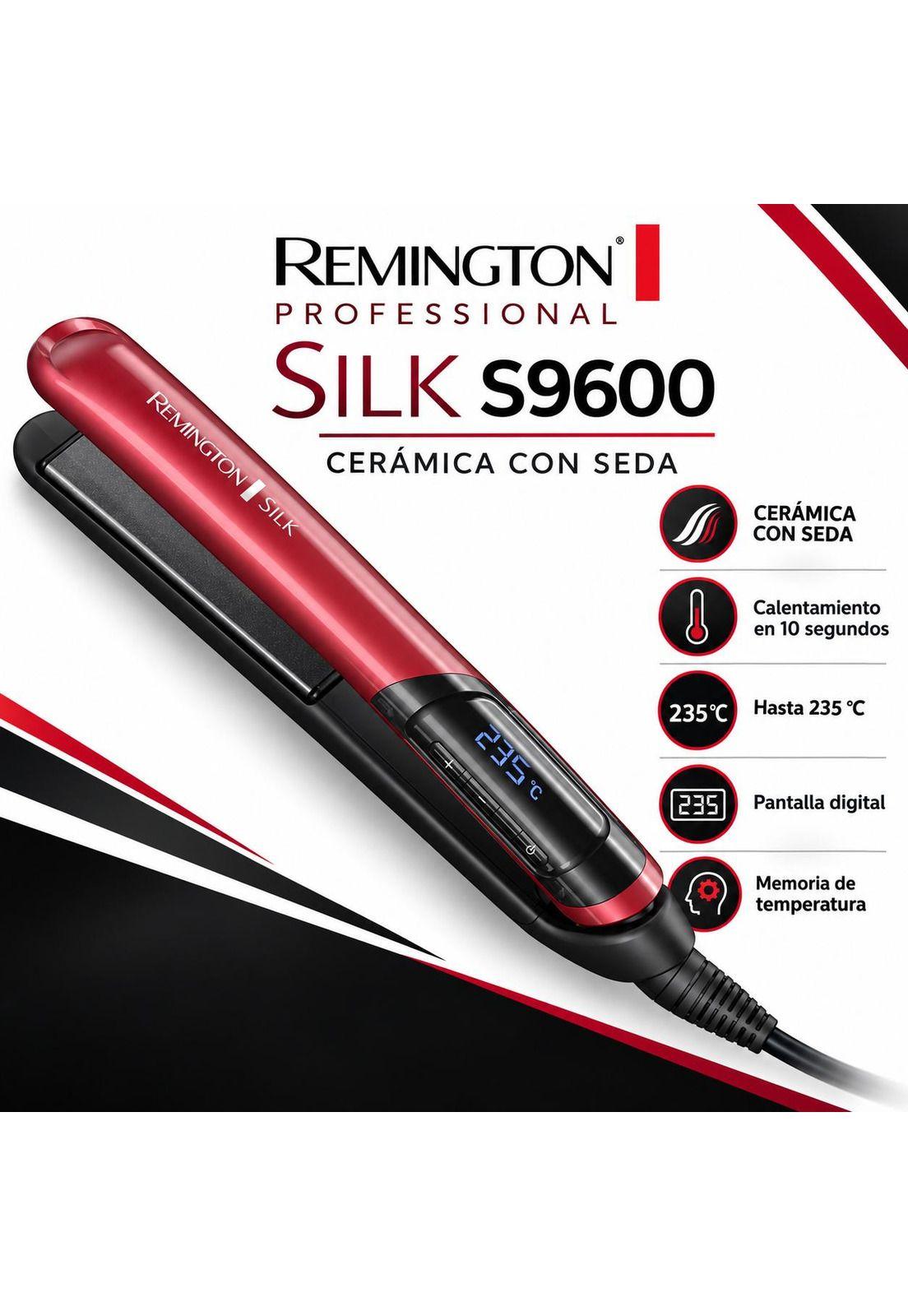 Alisador De Cabello Remington SILK S9600 Premium Ceramic-4