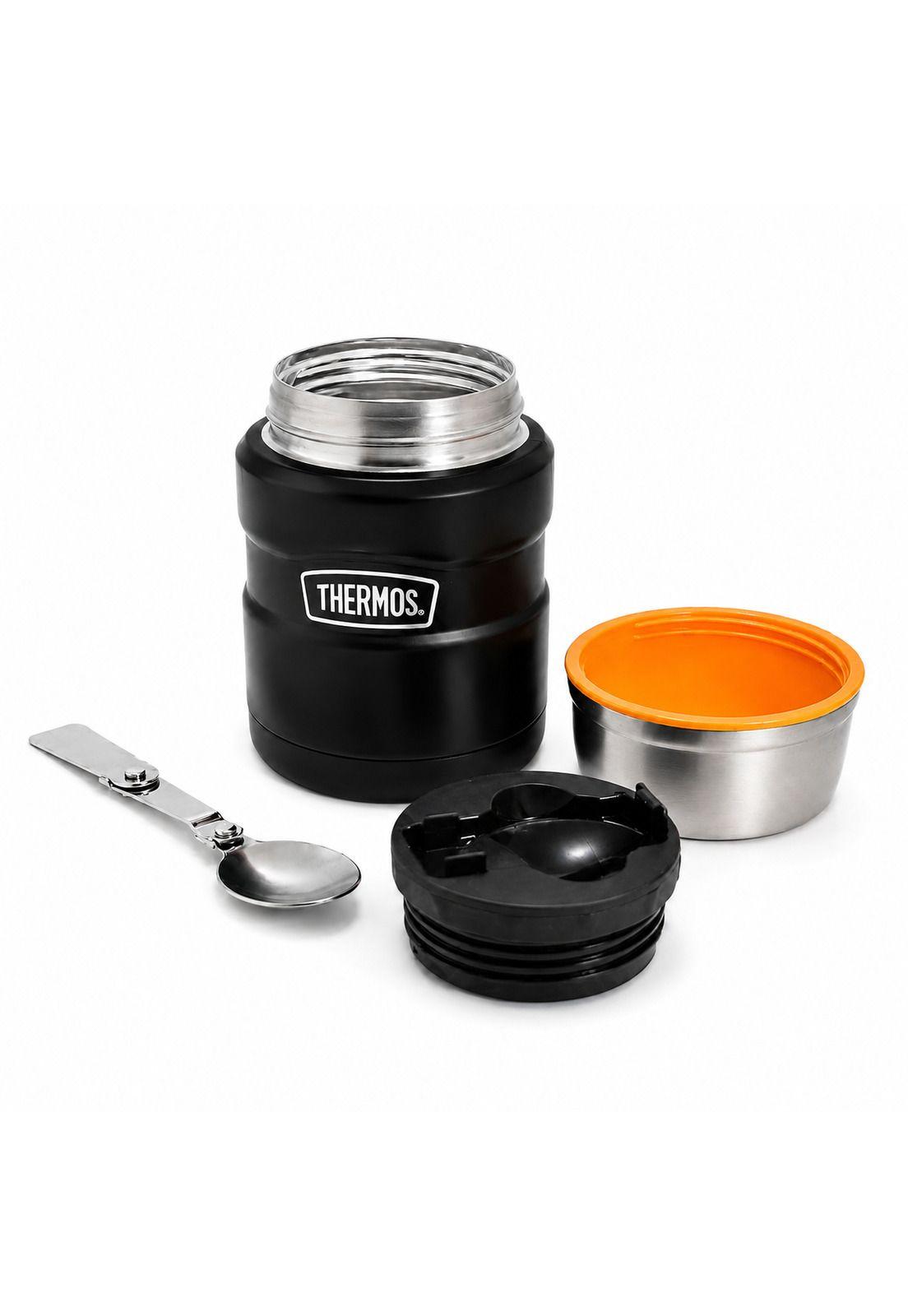 Termo de Comida Premium Inox Thermos King  470ML Negro-5