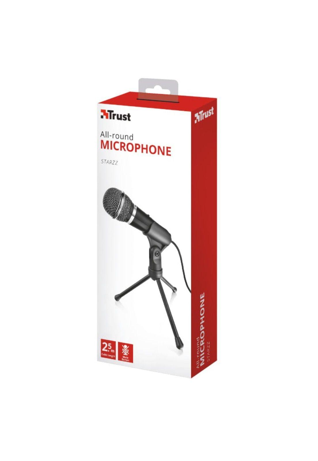 Microfono Trust Starzz con Tripode y conector Jack 3.5mm-6