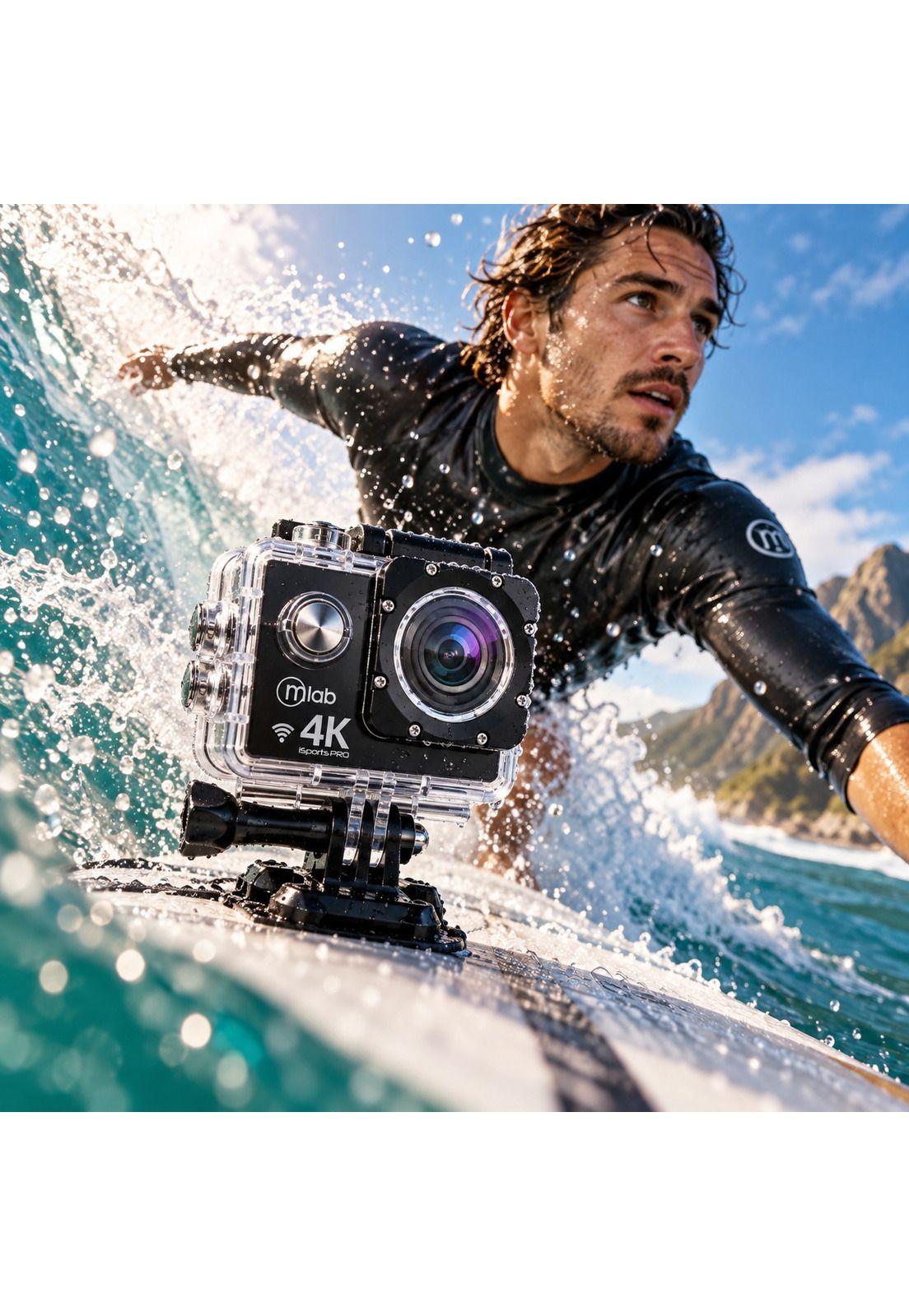 Cámara Deportiva 4K Waterproof Ultra HD ISPORT Wifi - 8962-6