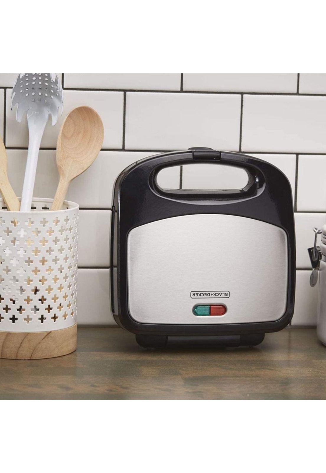 Sandwichera + Parrilla + Waflera Black + Decker WM2000S-CL-8