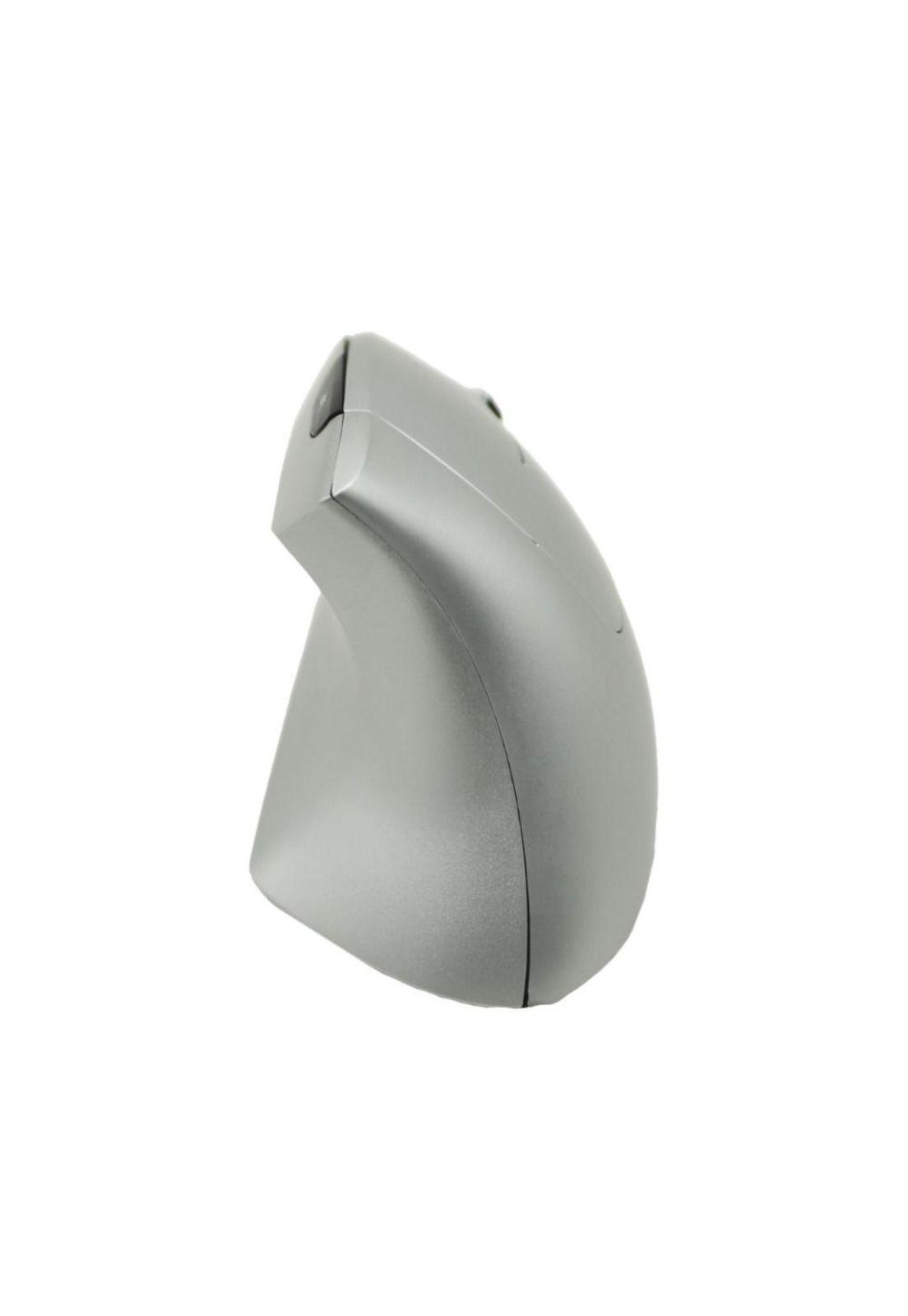 Mouse Vertical Ergonómico Inalámbrico BT Recargable Gris-4